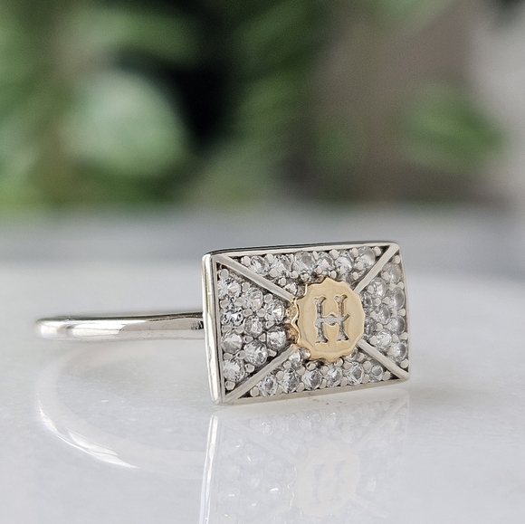 Harry Potter Hogwarts Acceptance Letter Ring, solid 925 Sterling Silver - Picture 7 of 7